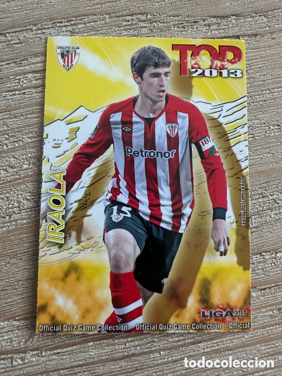 Figurine Collezionabili: IRAOLA ATHLETIC CLUB 554 TOP 2013 MATE QUIZ GAME COLLECTION MUNDICROMO 2013 12-13 2012-2013