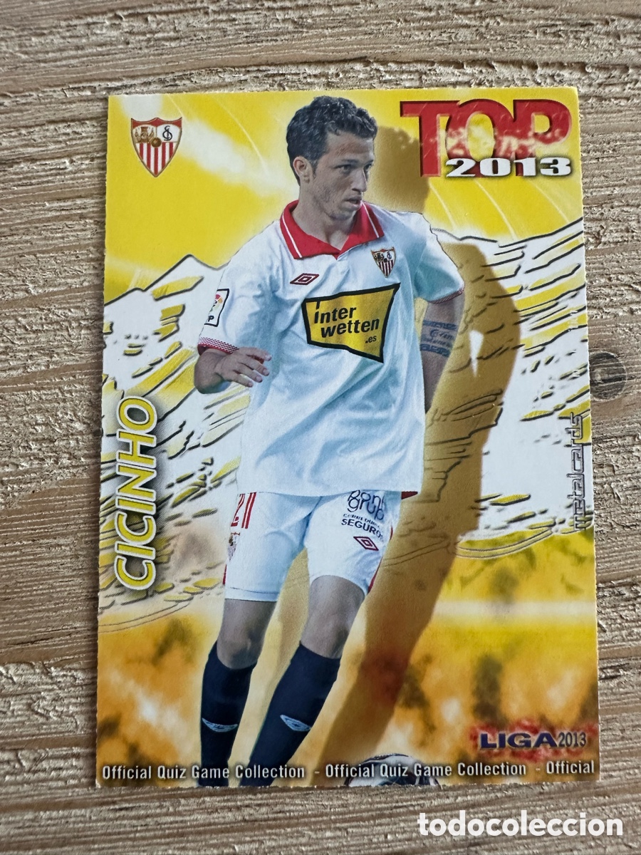Figurine Collezionabili: CICINHO SEVILLA 556 TOP 2013 MATE QUIZ GAME COLLECTION MUNDICROMO 2013 12-13 2012-2013