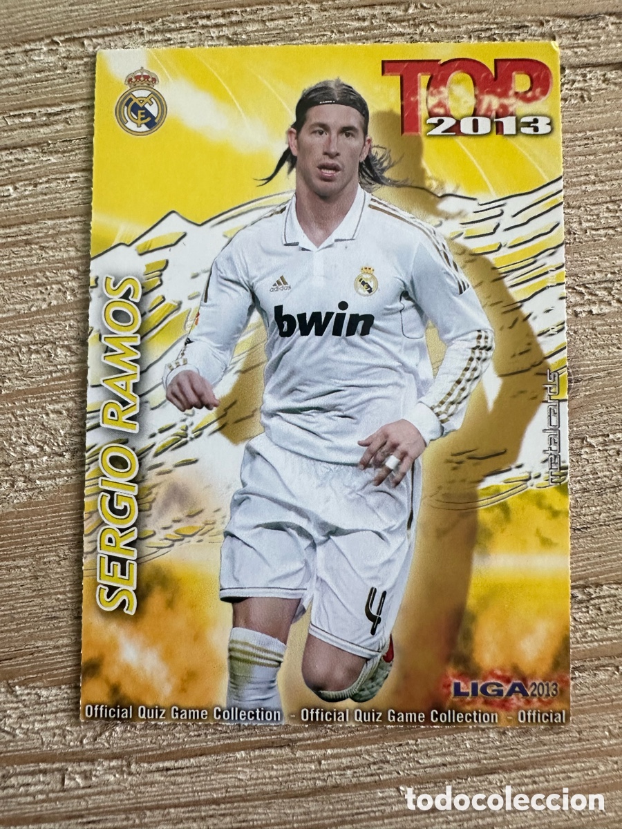 Sammelkarten: SERGIO RAMOS REAL MADRID 568 TOP 2013 MATE QUIZ GAME COLLECTION MUNDICROMO 2013 12-13 2012-2013