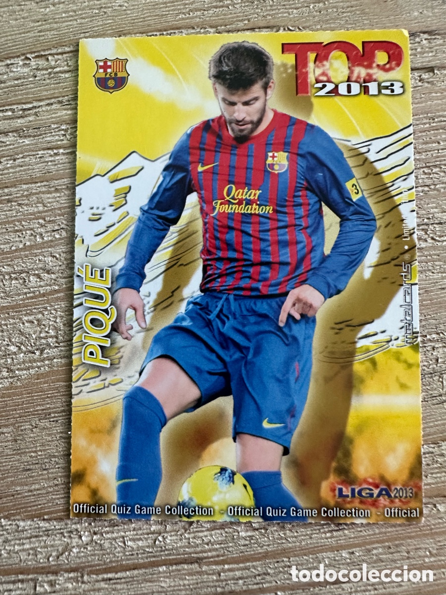 Sammelkarten: PIQUE FC BARCELONA 569 TOP 2013 MATE QUIZ GAME COLLECTION MUNDICROMO 2013 12-13 2012-2013