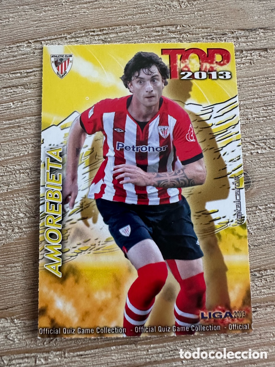 Sammelkarten: AMOREBIETA ATHLETIC CLUB 573 TOP 2013 MATE QUIZ GAME COLLECTION MUNDICROMO 2013 12-13 2012-2013
