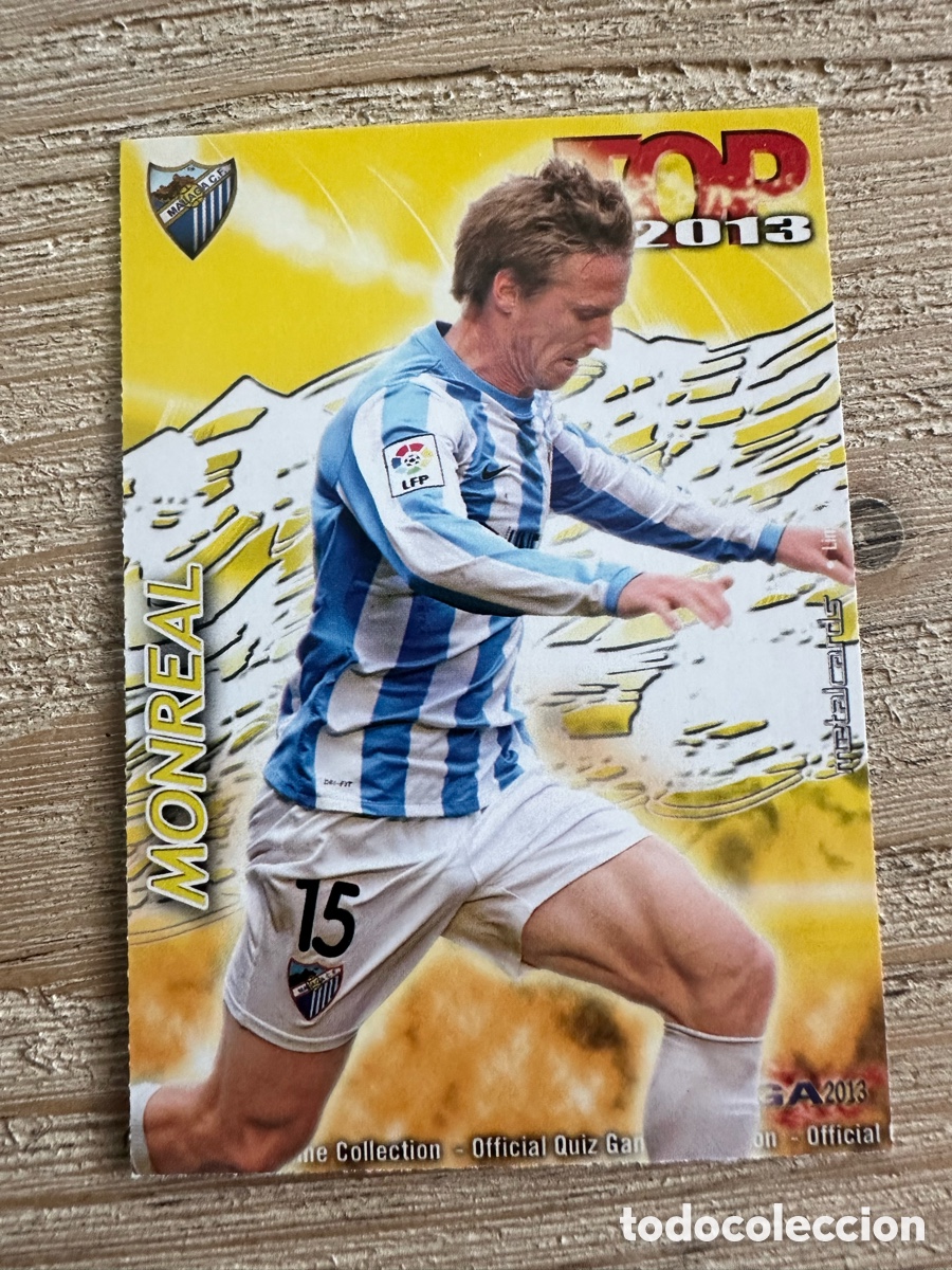 Figurine Collezionabili: MONREAL MALAGA 580 TOP 2013 MATE QUIZ GAME COLLECTION MUNDICROMO 2013 12-13 2012-2013