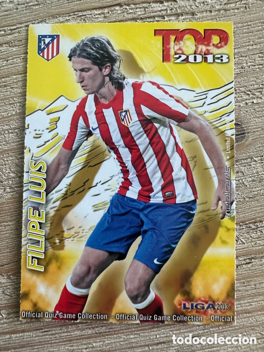 Figurine Collezionabili: FILIPE LUIS AT MADRID 581 TOP 2013 MATE QUIZ GAME COLLECTION MUNDICROMO 2013 12-13 2012-2013