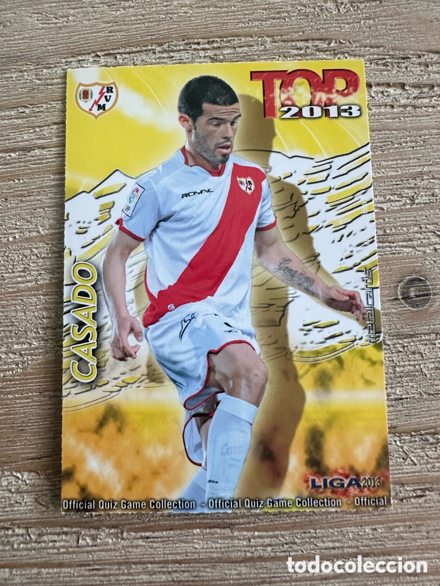 Figurine Collezionabili: CASADO RAYO VALLECANO 584 TOP 2013 MATE QUIZ GAME COLLECTION MUNDICROMO 2013 12-13 2012-2013