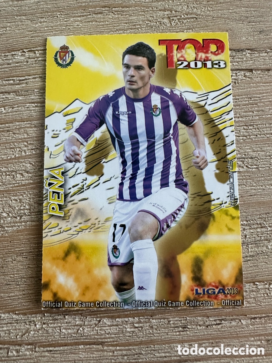 Figurine Collezionabili: PE&Ntilde;A VALLADOLID 585 TOP 2013 MATE QUIZ GAME COLLECTION MUNDICROMO 2013 12-13 2012-2013