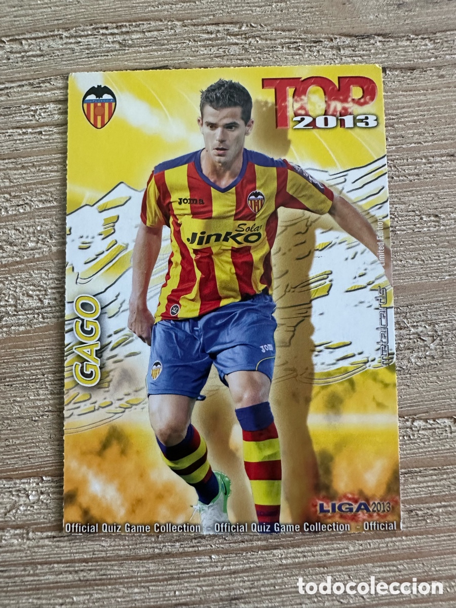 Trading Cards: GAGO VALENCIA 588 TOP 2013 MATE QUIZ GAME COLLECTION MUNDICROMO 2013 12-13 2012-2013