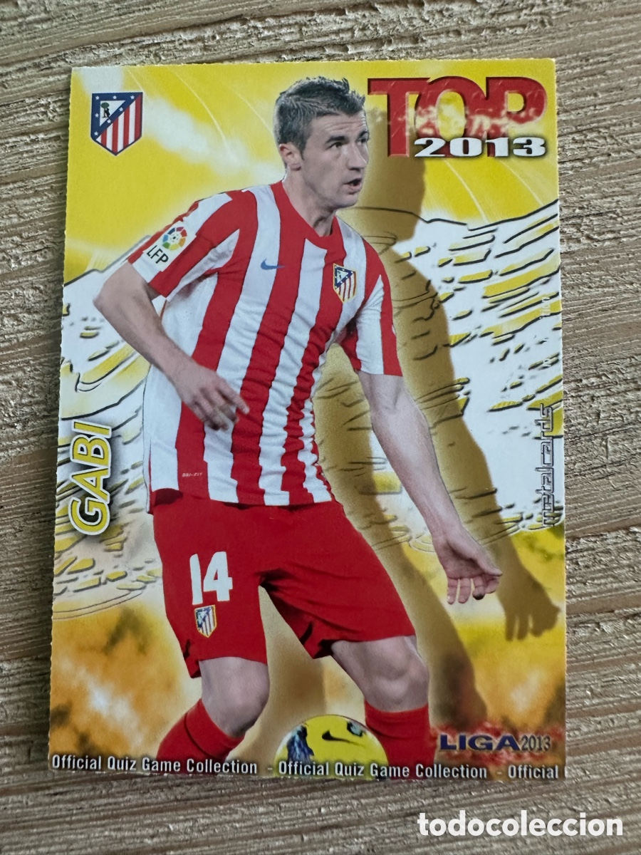 Figurine Collezionabili: GABI AT MADRID 590 TOP 2013 MATE QUIZ GAME COLLECTION MUNDICROMO 2013 12-13 2012-2013
