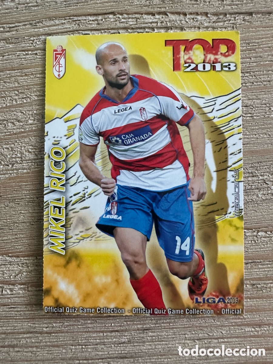 Figurine Collezionabili: MIKEL RICO GRANADA 593 TOP 2013 MATE QUIZ GAME COLLECTION MUNDICROMO 2013 12-13 2012-2013
