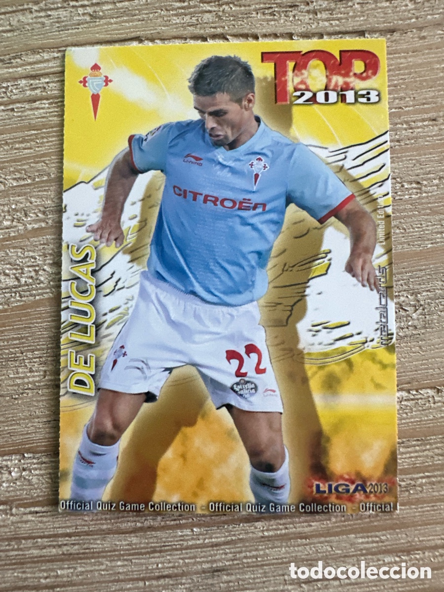 Trading Cards: DE LUCAS CELTA DE VIGO 602 TOP 2013 MATE QUIZ GAME COLLECTION MUNDICROMO 2013 12-13 2012-2013