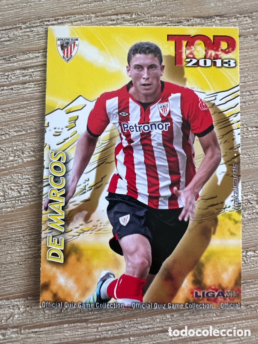 Trading Cards: DE MARCOS ATHLETIC CLUB 609 TOP 2013 MATE QUIZ GAME COLLECTION MUNDICROMO 2013 12-13 2012-2013