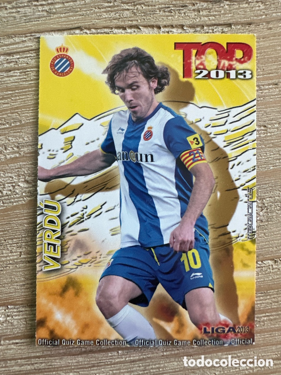 Trading Cards: VERDU ESPANYOL 611 TOP 2013 MATE QUIZ GAME COLLECTION MUNDICROMO 2013 12-13 2012-2013
