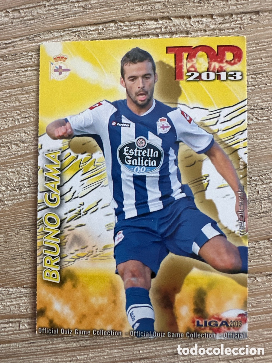 Trading Cards: BRUNO GAMA DEPORTIVO 612 TOP 2013 MATE QUIZ GAME COLLECTION MUNDICROMO 2013 12-13 2012-2013