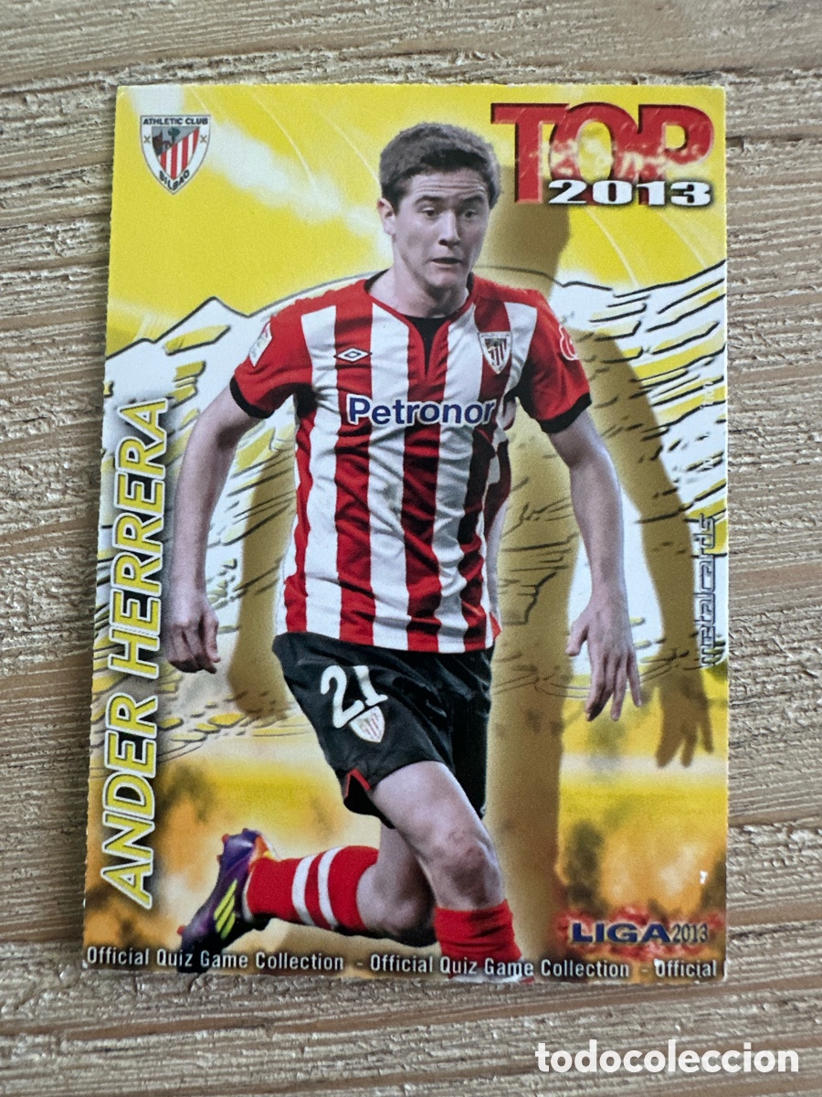 Trading Cards: ANDER HERRERA ATHLETIC CLUB 618 TOP 2013 MATE QUIZ GAME COLLECTION MUNDICROMO 2013 12-13 2012-2013