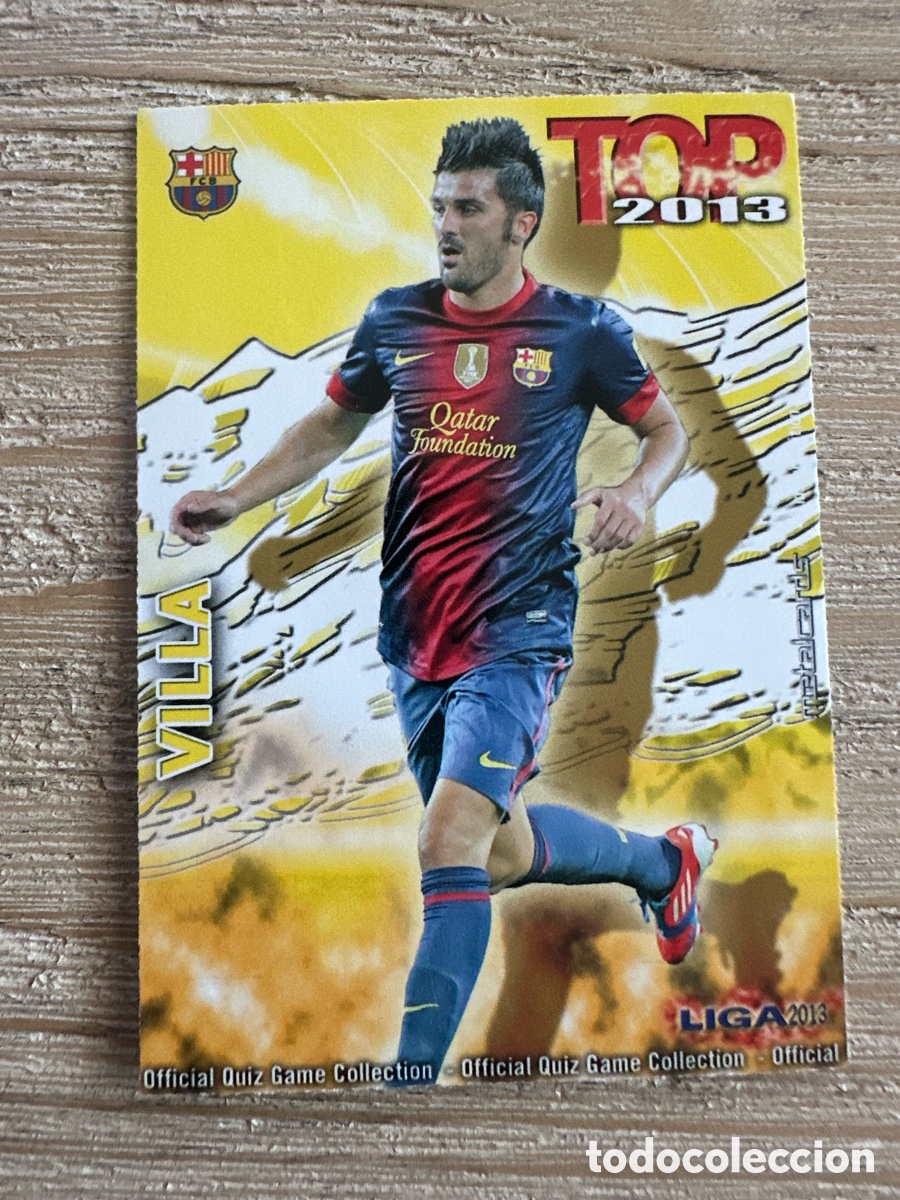 Trading Cards: VILLA FC BARCELONA 633 TOP 2013 MATE QUIZ GAME COLLECTION MUNDICROMO 2013 12-13 2012-2013