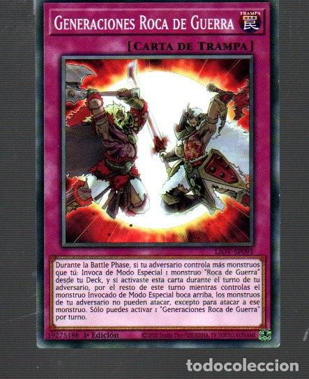 Trading Cards: CROMO DE KONAMI YU GI OH GENERACIONES ROCA DE GUERRA I&ordm; EDICI&Oacute;N DEL A&Ntilde;O 2020