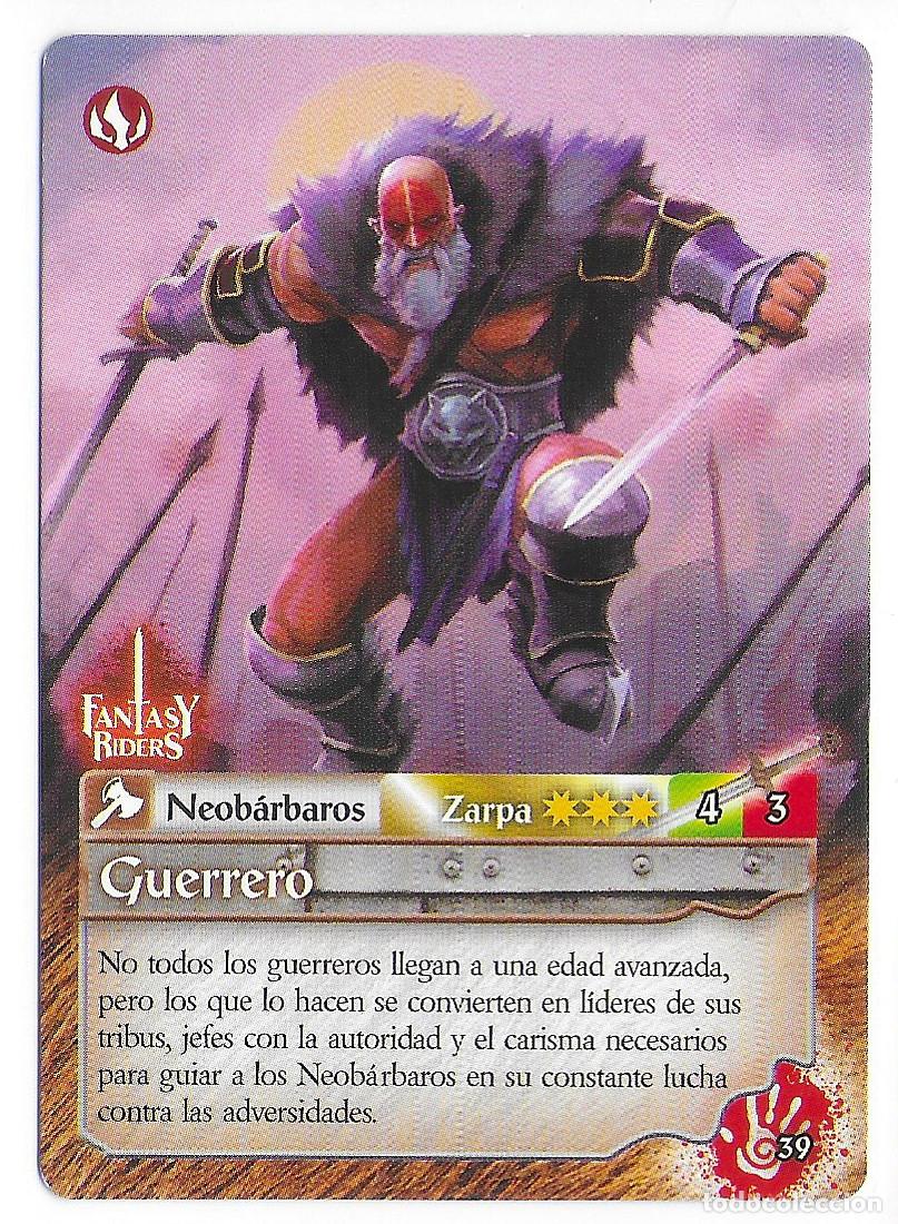 Sammelkarten: PANINI - Fantasy Riders 2018 - N&uacute;mero 39 Guerrero