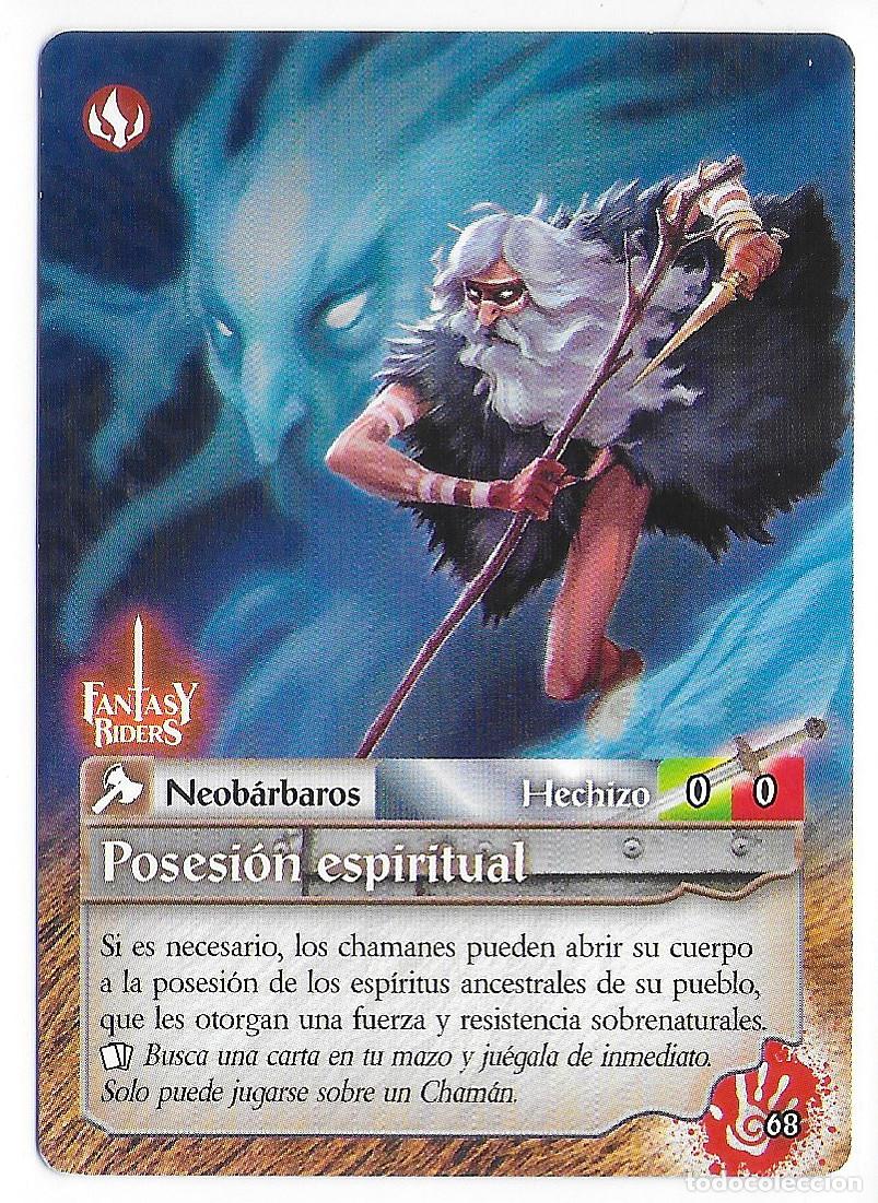 Sammelkarten: PANINI - Fantasy Riders 2018 - N&uacute;mero 68 Posesi&oacute;n espiritual