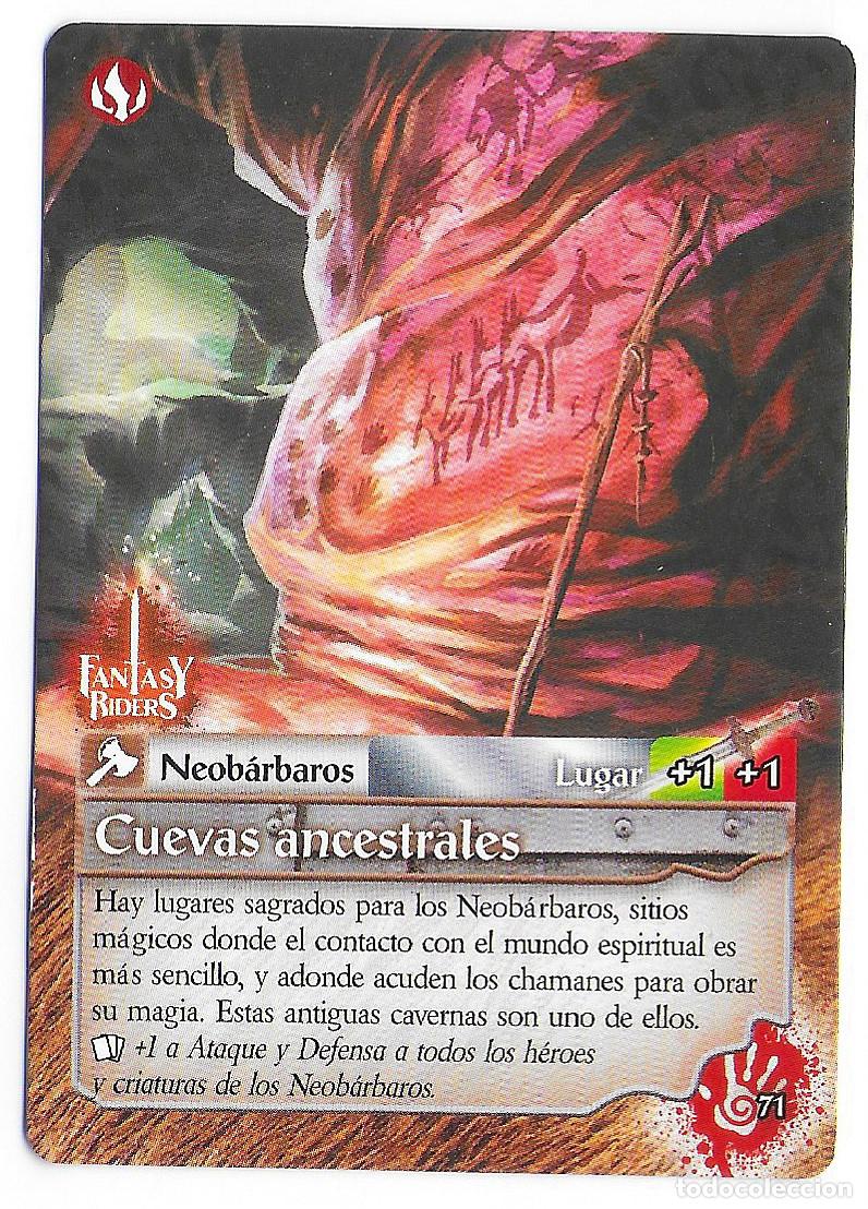 Sammelkarten: PANINI - Fantasy Riders 2018 - N&uacute;mero 71 Cuevas ancestrales
