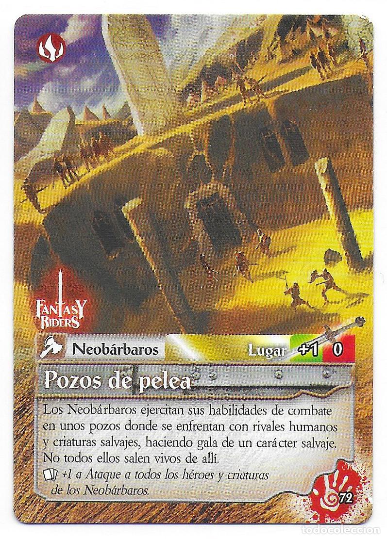 Trading Cards: PANINI - Fantasy Riders 2018 - N&uacute;mero 72 Pozos de pelea
