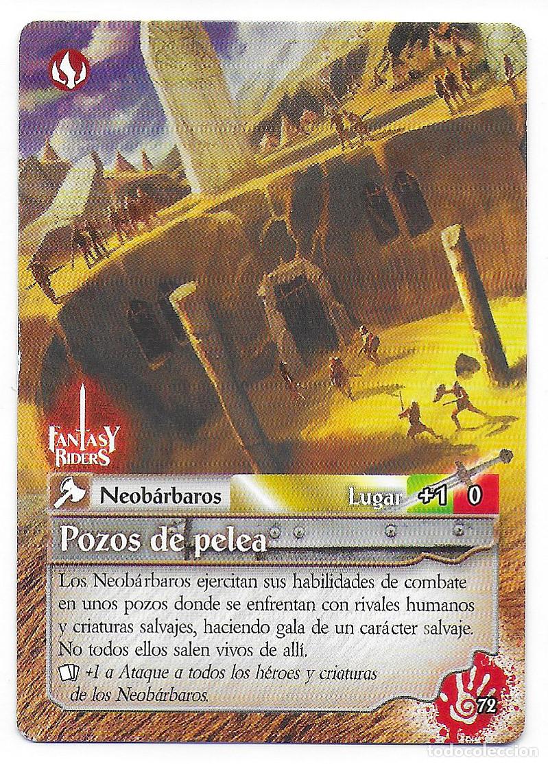 Trading Cards: PANINI - Fantasy Riders 2018 - N&uacute;mero 72 Pozos de pelea