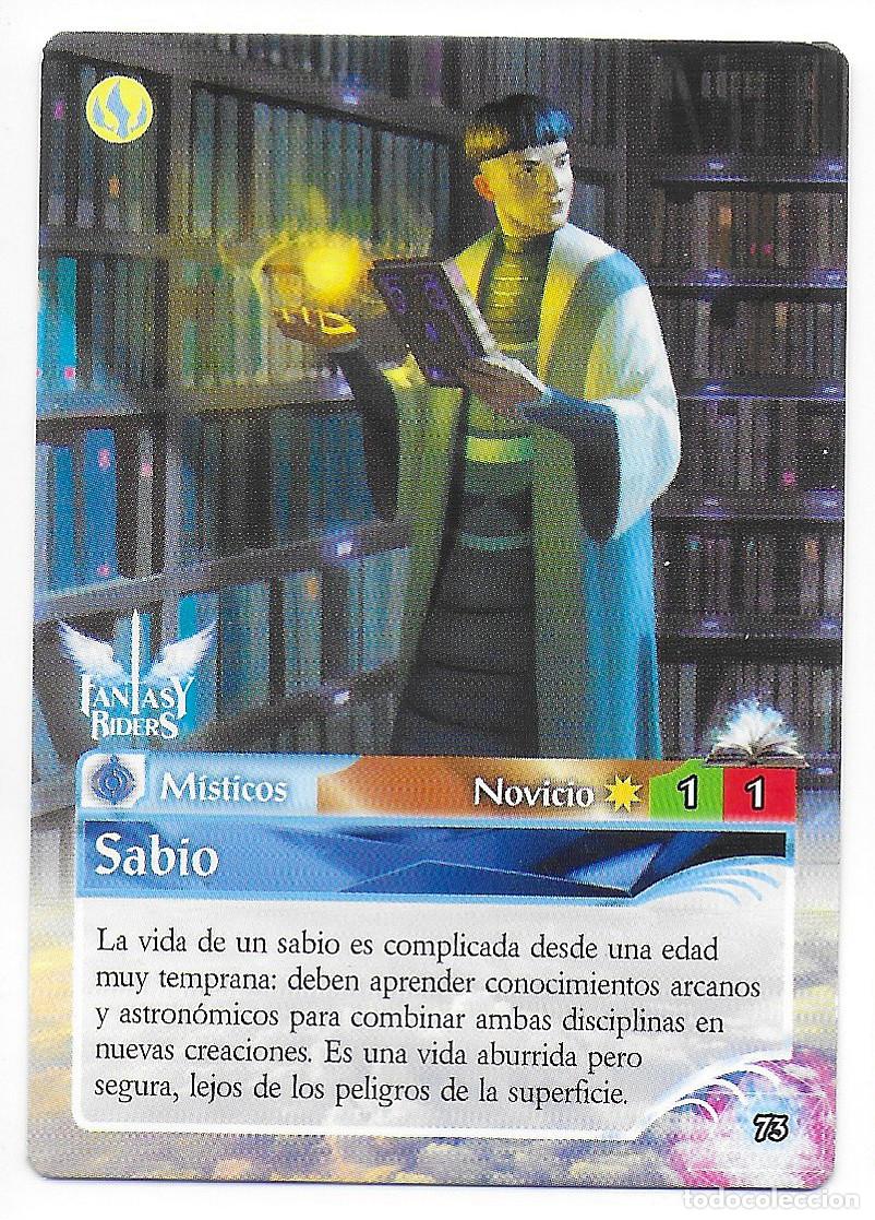 Trading Cards: PANINI - Fantasy Riders 2018 - N&uacute;mero 73 Sabio