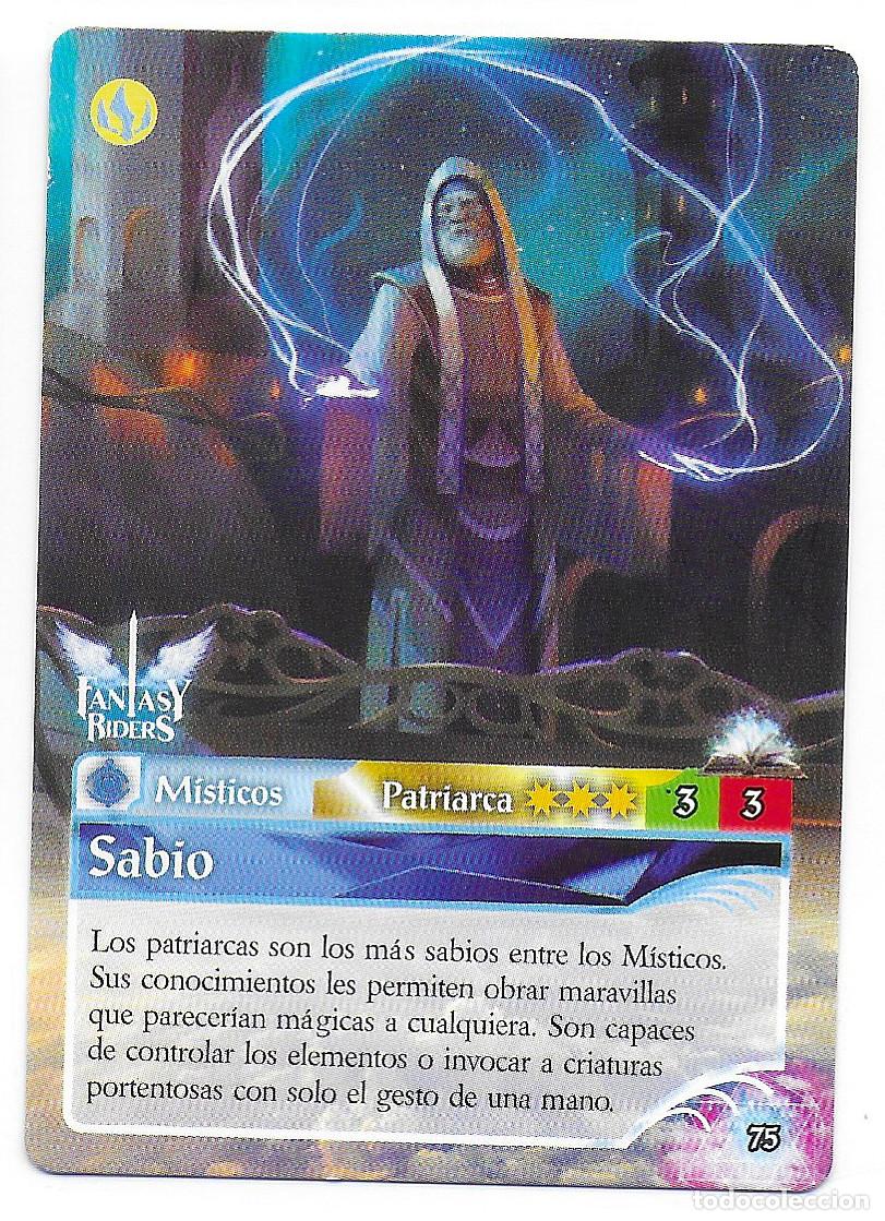 Trading Cards: PANINI - Fantasy Riders 2018 - N&uacute;mero 75 Sabio