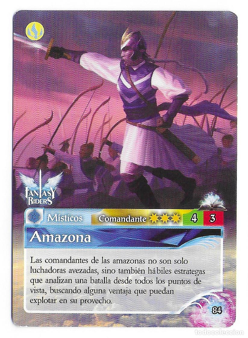 Trading Cards: PANINI - Fantasy Riders 2018 - N&uacute;mero 84 Amazona