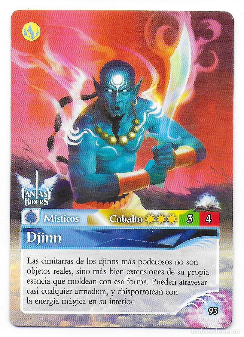 Trading Cards: PANINI - Fantasy Riders 2018 - N&uacute;mero 93 Djinn