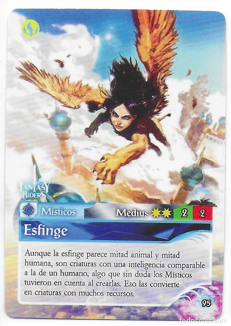 Trading Cards: PANINI - Fantasy Riders 2018 - N&uacute;mero 95 Esfinge