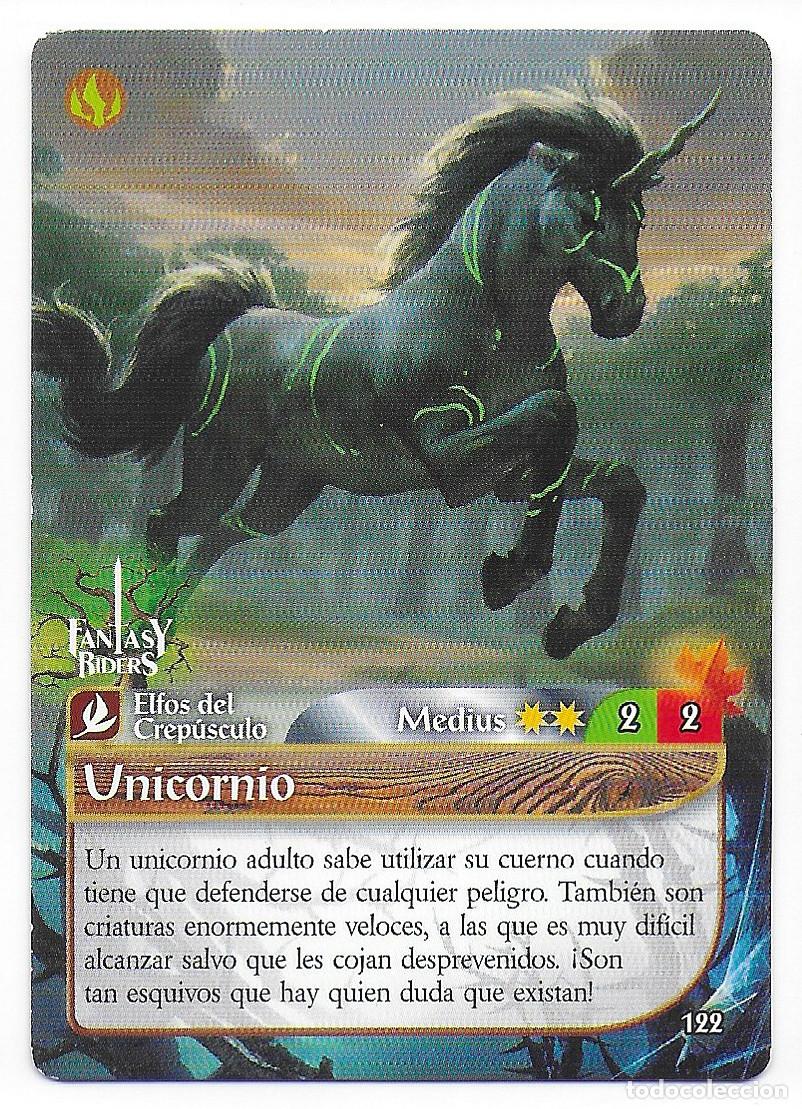 Trading Cards: PANINI - Fantasy Riders 2018 - N&uacute;mero 122 Unicornio