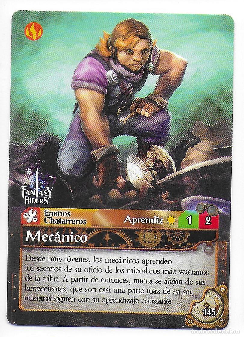 Trading Cards: PANINI - Fantasy Riders 2018 - N&uacute;mero 145 Mec&aacute;nico