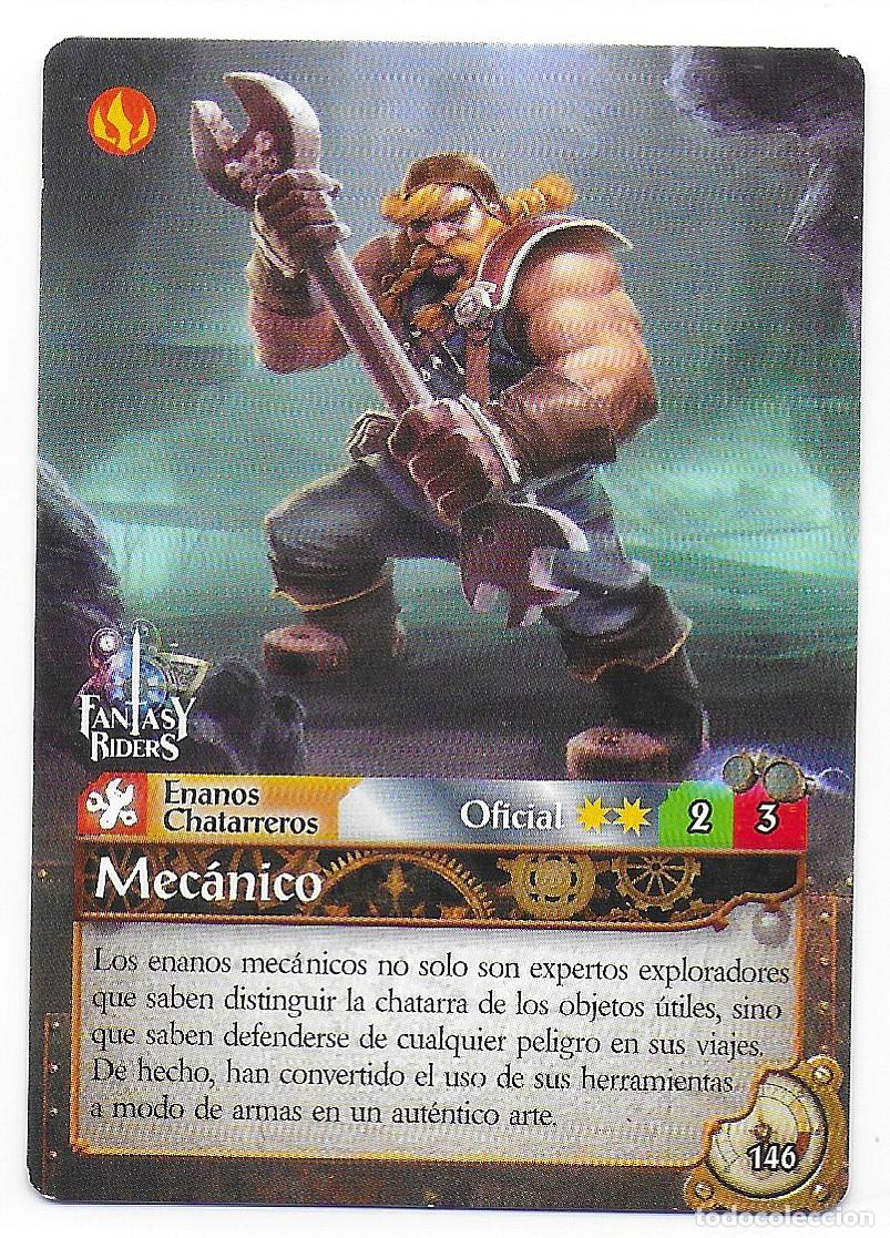 Trading Cards: PANINI - Fantasy Riders 2018 - N&uacute;mero 146 Mec&aacute;nico