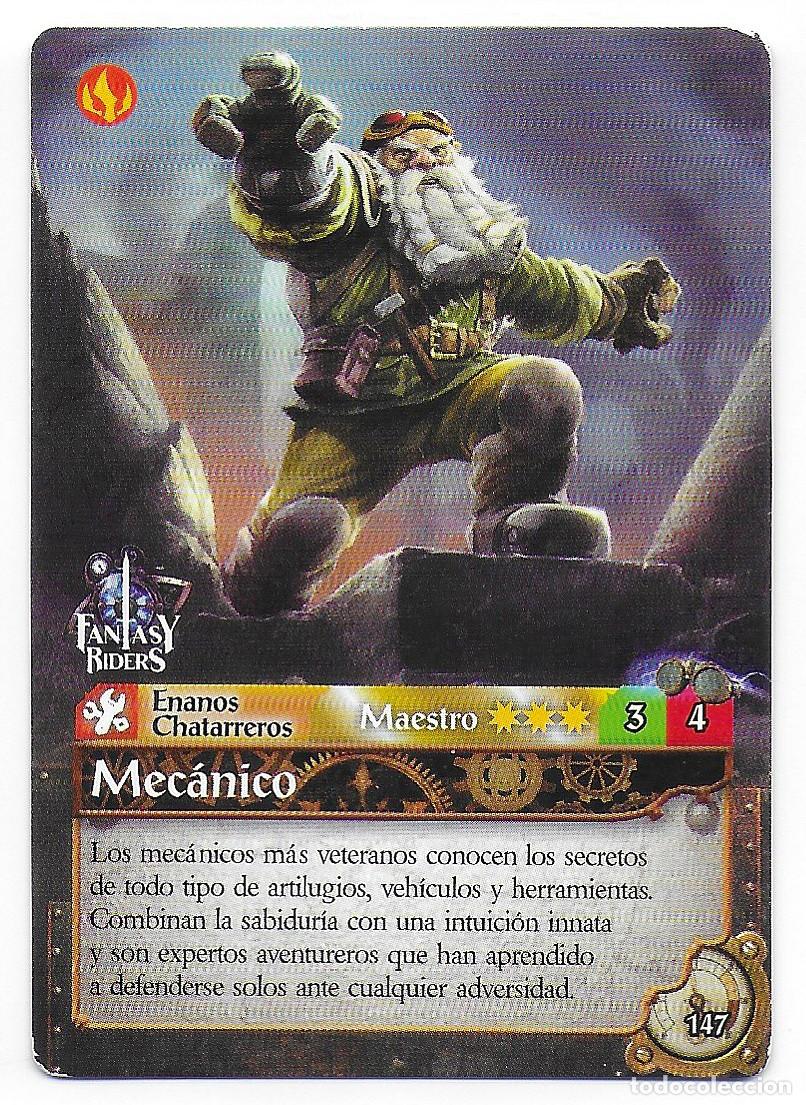Trading Cards: PANINI - Fantasy Riders 2018 - N&uacute;mero 147 Mec&aacute;nico
