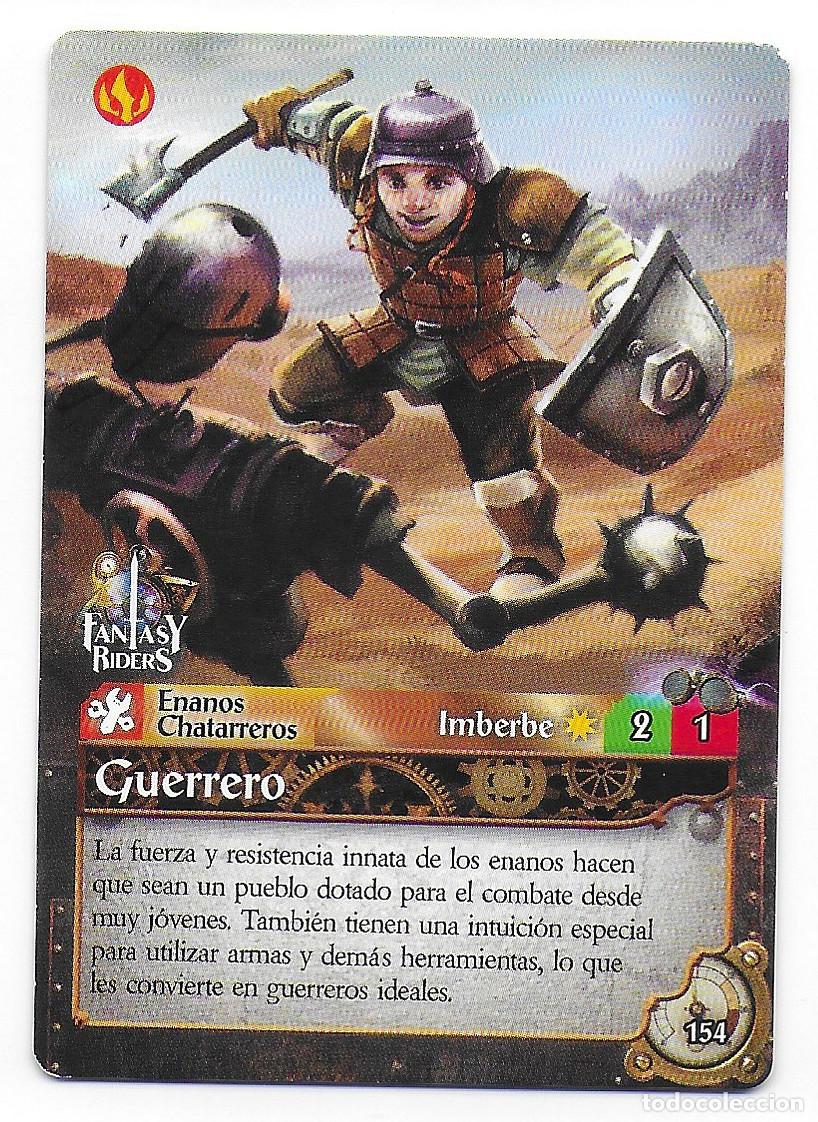 Trading Cards: PANINI - Fantasy Riders 2018 - N&uacute;mero 154 Guerrero