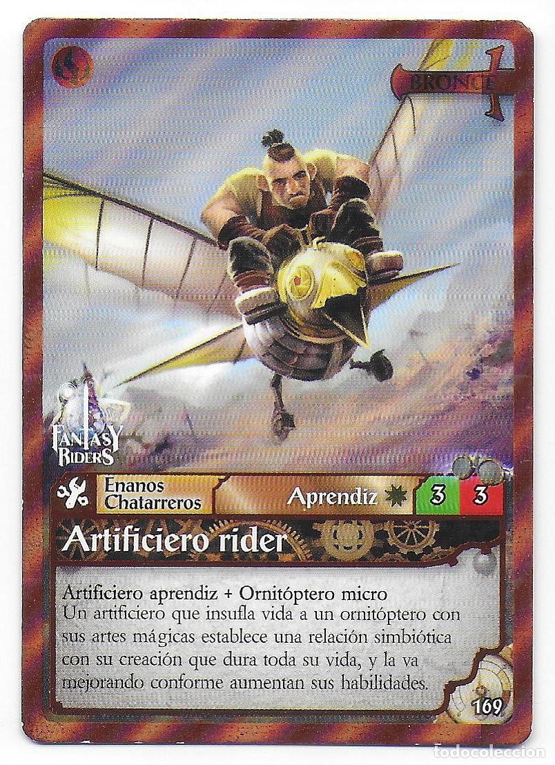 Trading Cards: PANINI - Fantasy Riders 2018 - N&uacute;mero 169 Artificiero rider BRONCE