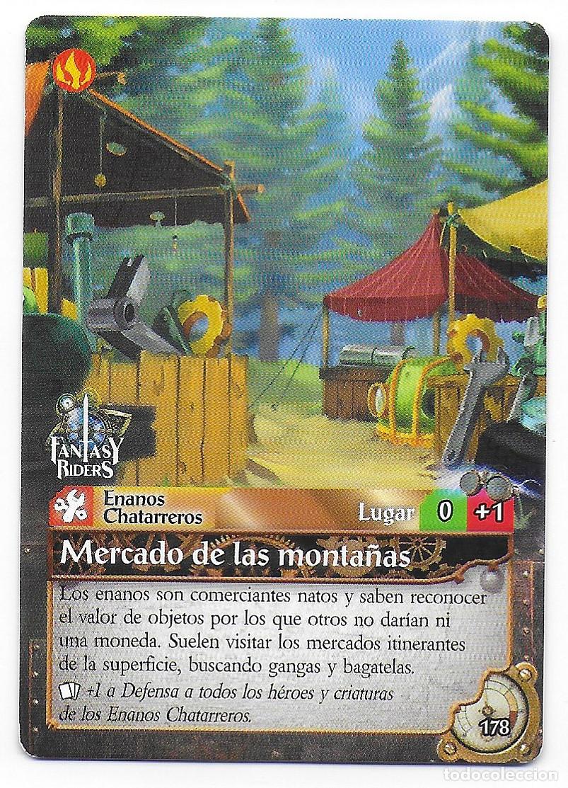 Trading Cards: PANINI - Fantasy Riders 2018 - N&uacute;mero 178 Mercado de las monta&ntilde;as