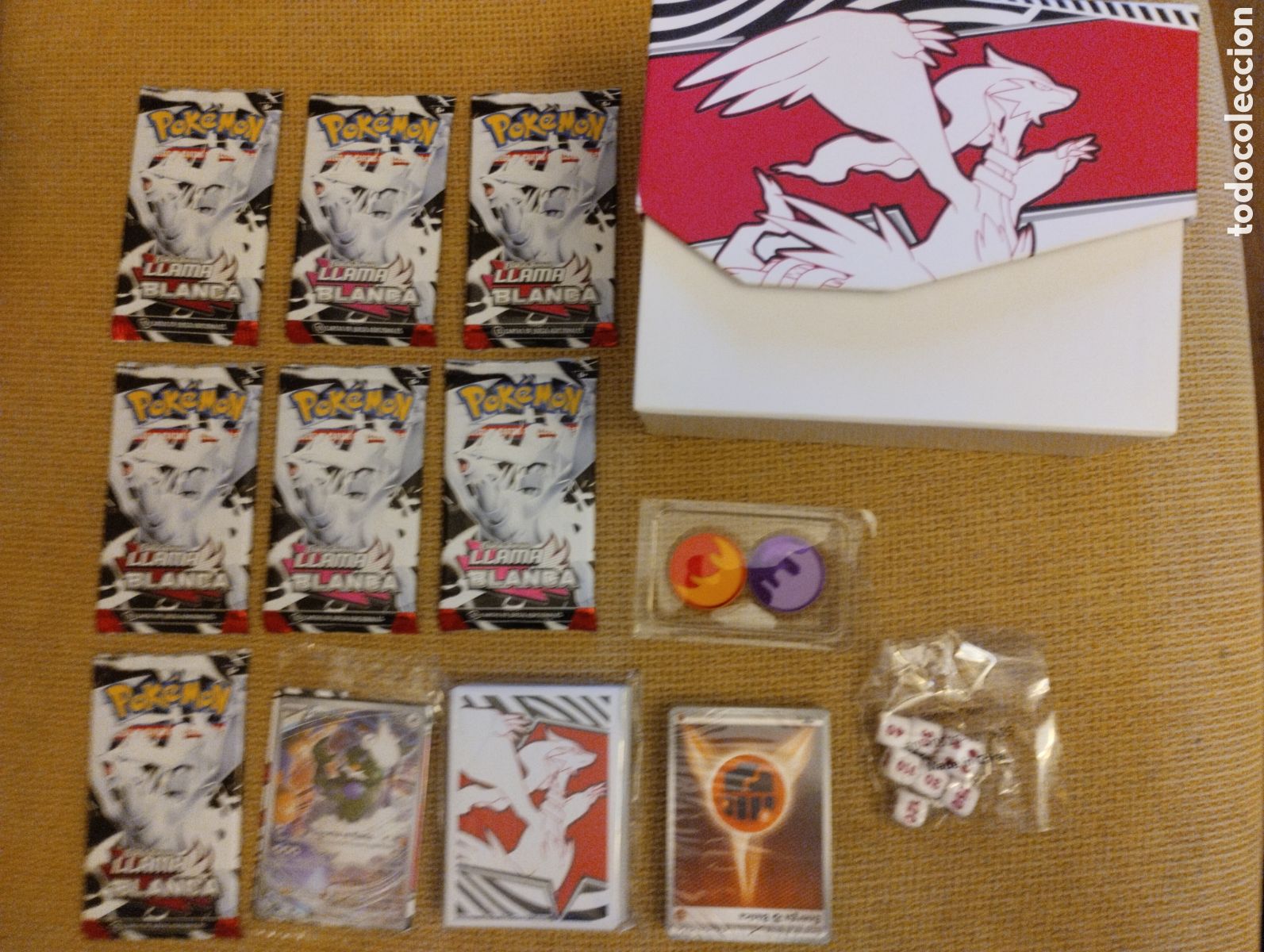 Trading Cards: Caja Pokemon Escarlata Purpura llama Blanca