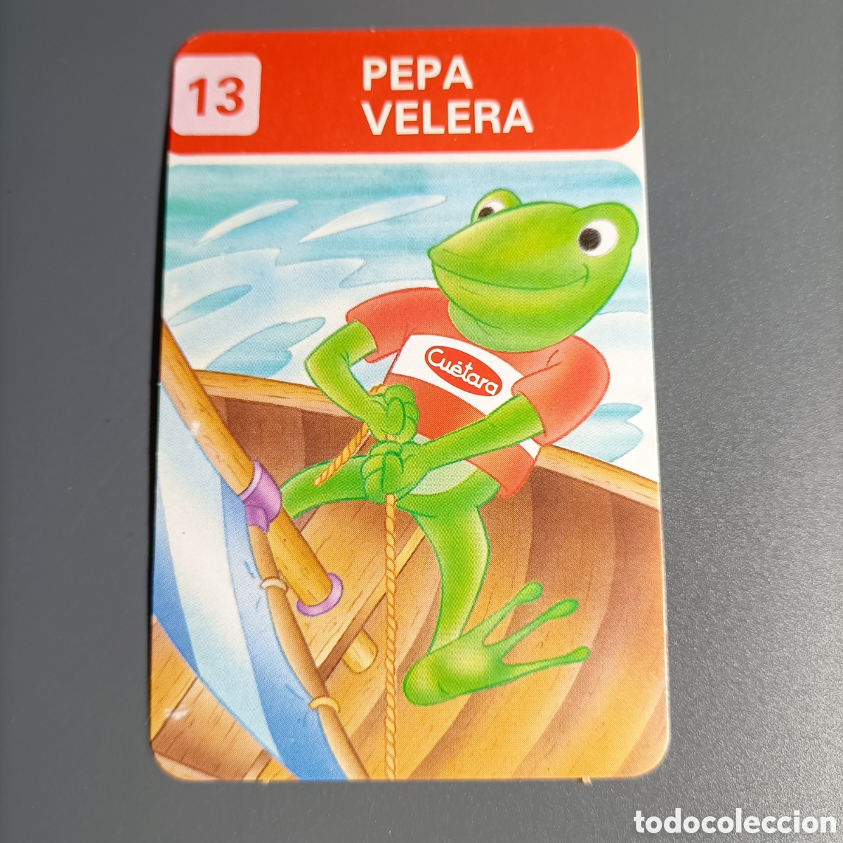Trading Cards: LOS ZOOLIMPICOS DE TOSTA RICA. №13 PEPA VELERA