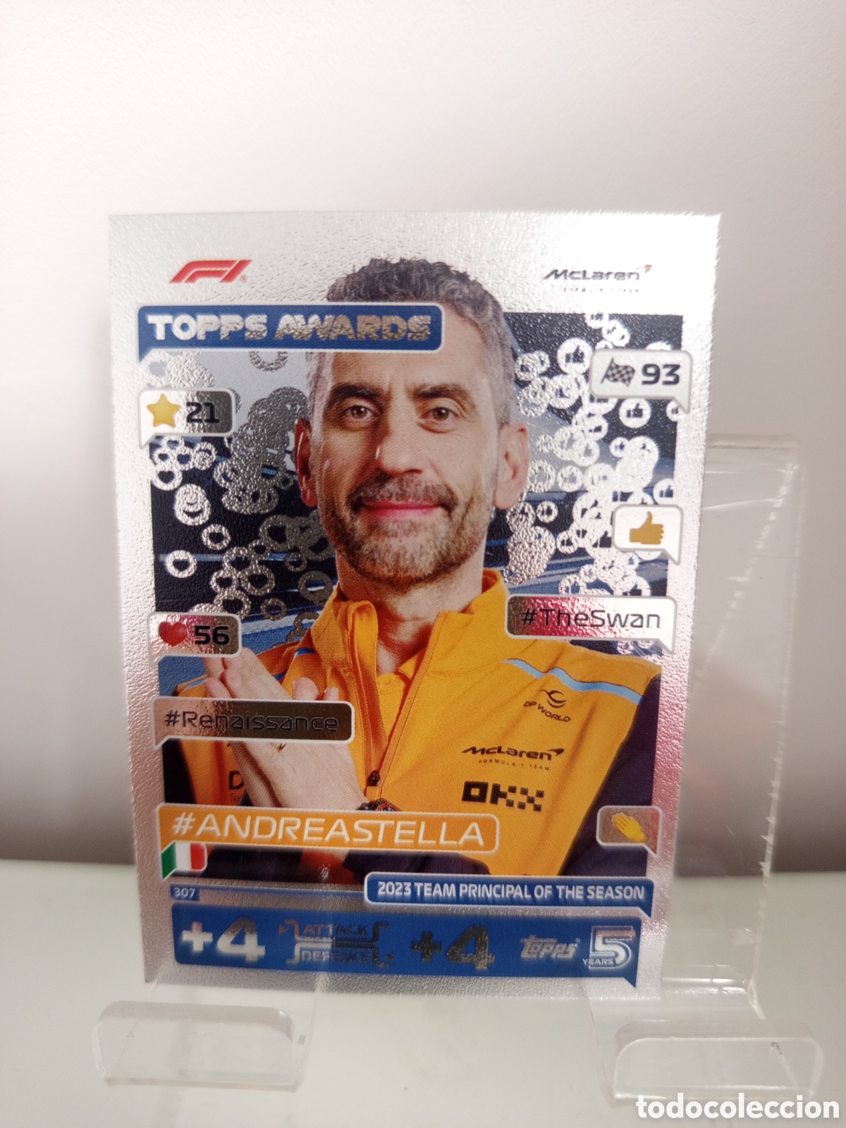 Trading Cards: ❇️ CROMO CARD 307 TURBO ATTAX 2024 ANDREA STELLA TOPPS AWARDS FORMULA 1 F1 24 ❇️