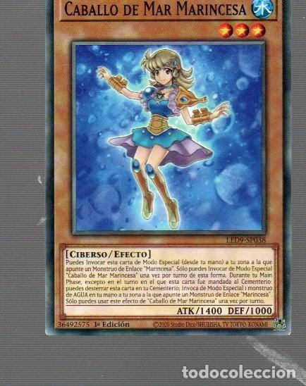 Trading Cards: CROMO DE KONAMI YU GI OH WYN THE CABALLO DE MAR MARINCESA EDICI&Oacute;N 1&ordm; DEL A&Ntilde;O 2020