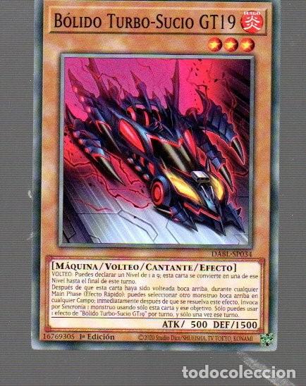 Trading Cards: CROMO DE KONAMI YU GI OH B&Oacute;LIDO TURBO-SUCIO EDICI&Oacute;N 1&ordm; DEL A&Ntilde;O 2020
