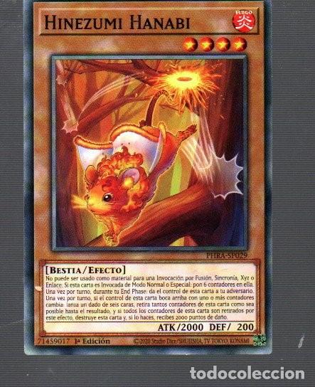Trading Cards: CROMO DE KONAMI YU GI OH HINEZUMI EDICI&Oacute;N 1&ordm; DEL A&Ntilde;O 2020