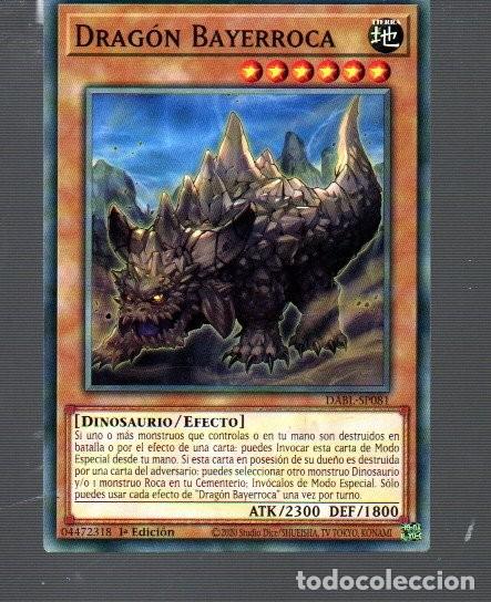 Trading Cards: CROMO DE KONAMI YU GI OH DRAG&Oacute;N BAYER ROCA 1&ordm; DEL A&Ntilde;O 2020