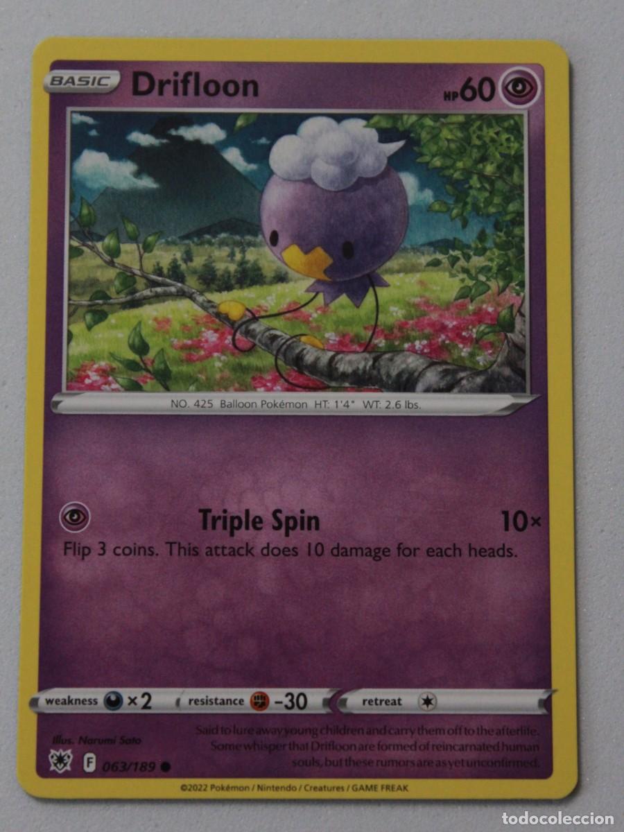 Figurine Collezionabili: Carta Pok&eacute;mon Drifloon 063/189 Astral Radiance Reverse