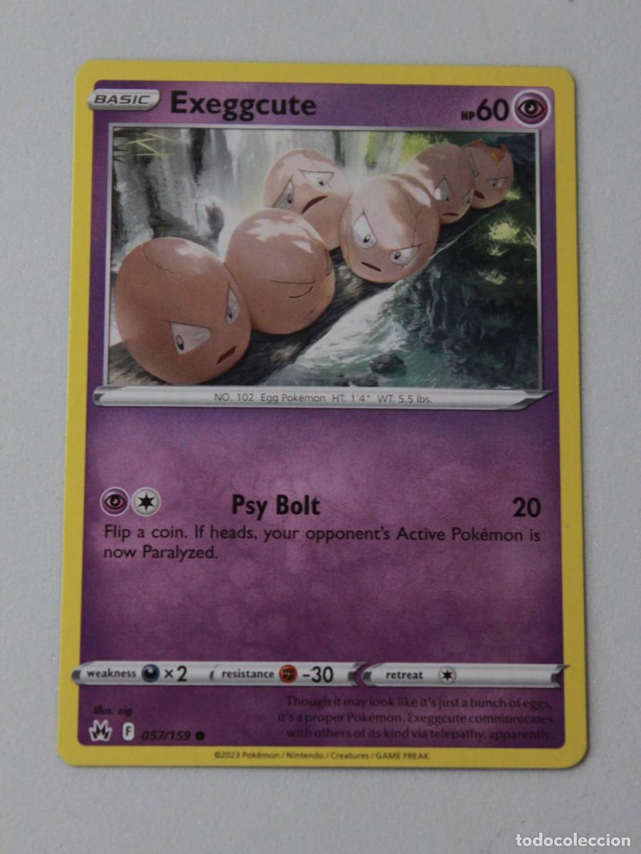 Figurine Collezionabili: Carta Pok&eacute;mon Exeggcute 057/159 Crown Zenith Reverse