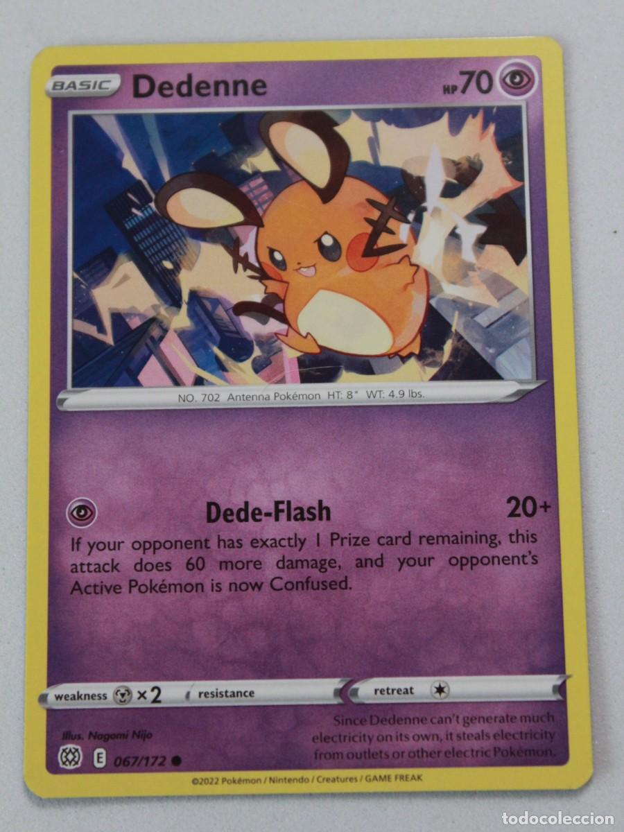 Figurine Collezionabili: Carta Pok&eacute;mon Dedenne 067/172 Brilliant Stars Reverse