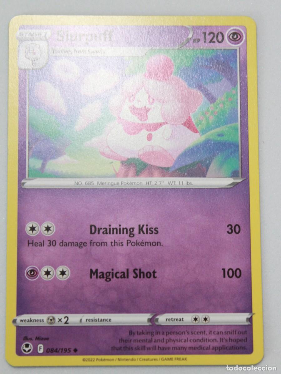 Figurine Collezionabili: Carta Pok&eacute;mon Slurpuff 084/195 Silver Tempest Reverse