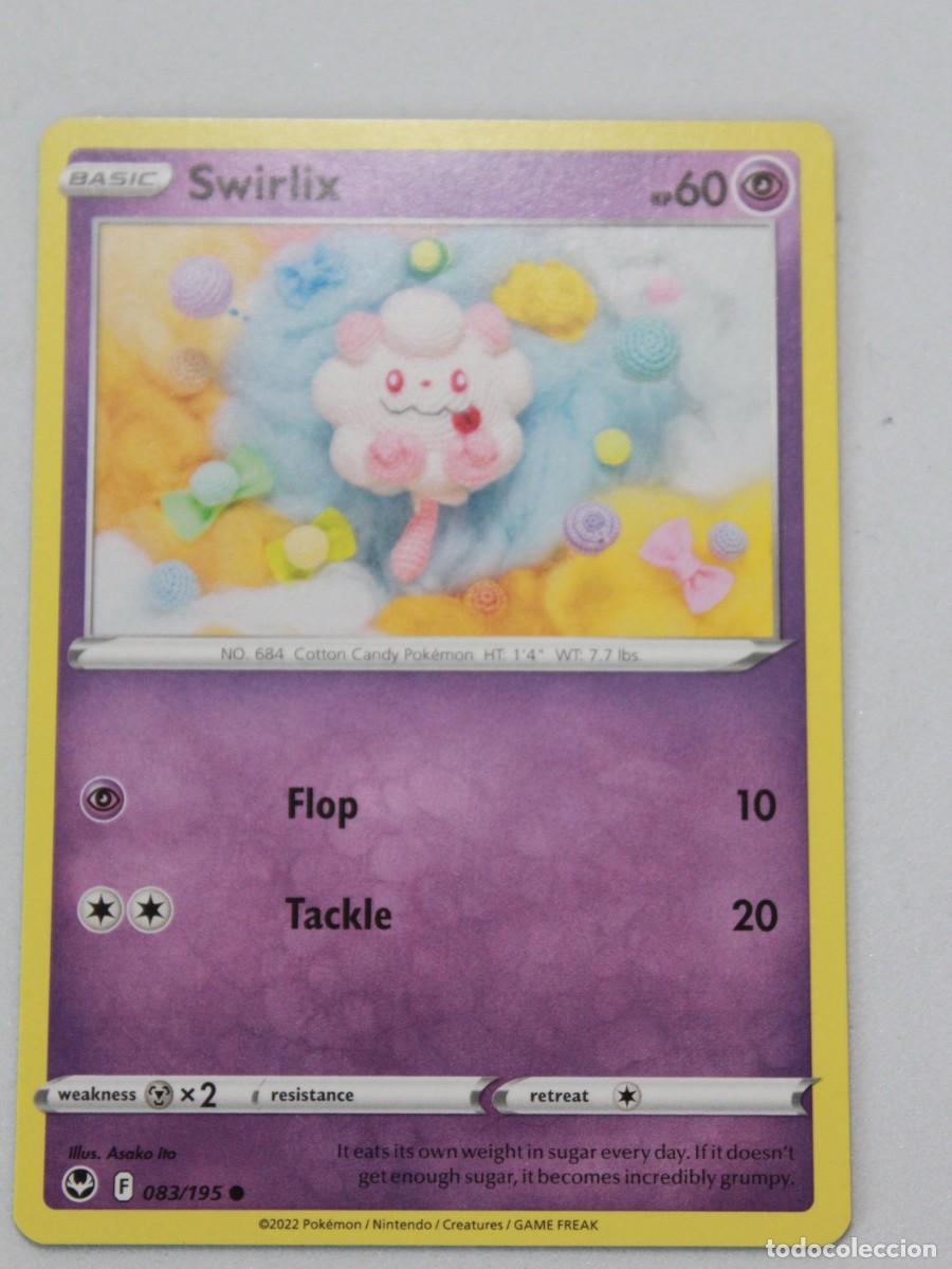 Figurine Collezionabili: Carta Pok&eacute;mon Swirlix 083/195 Silver Tempest Reverse