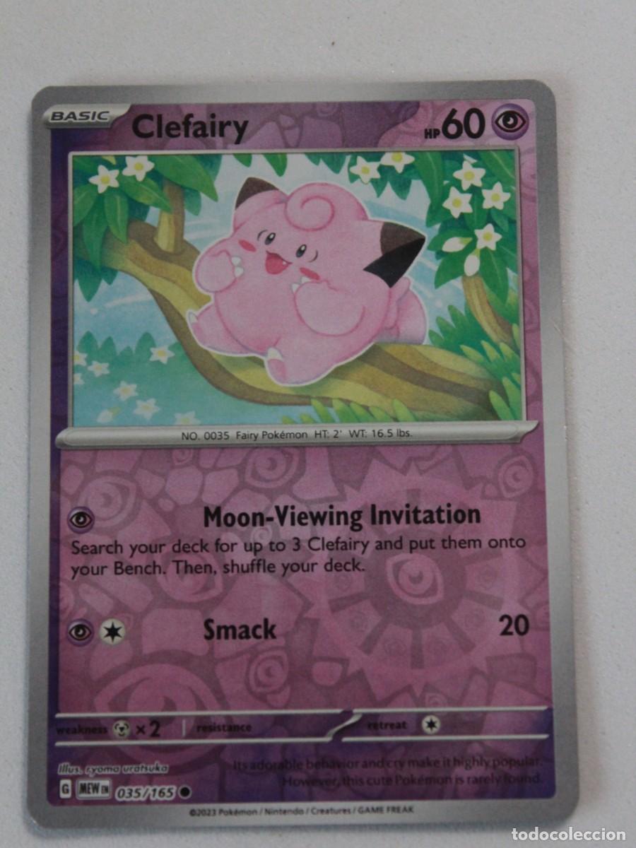Sammelkarten: Carta Pok&eacute;mon Clefairy 035/165 Pok&eacute;mon 151 Reverse