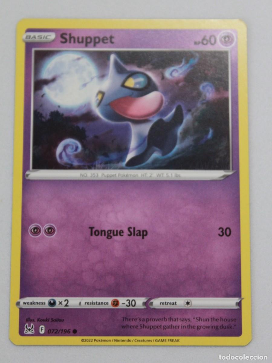 Trading cards: Carta Pok&eacute;mon Shuppet 072/196 Lost Origin Reverse - Foto 1